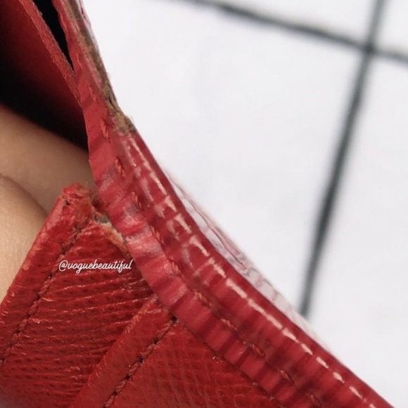 Louis Vuitton Epi Leather Red French Wallet - Picture 8 of 8